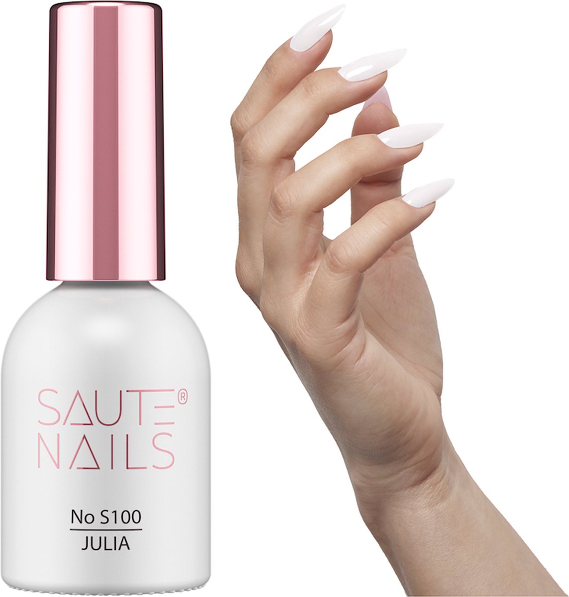 SAUTE Nails Wit UV/LED Gellak 8ml. - S100 Julia
