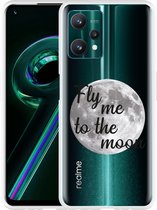 Realme 9 Pro+ Hoesje Fly me to the Moon - Designed by Cazy