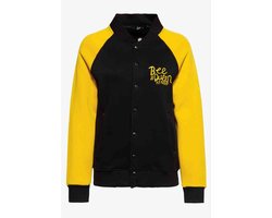 Queen Kerosin - Bee Queen College jacket - S - Zwart