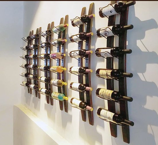 Wijnrek - premium kwaliteit standaard voor wijn - past op veel flessen -...