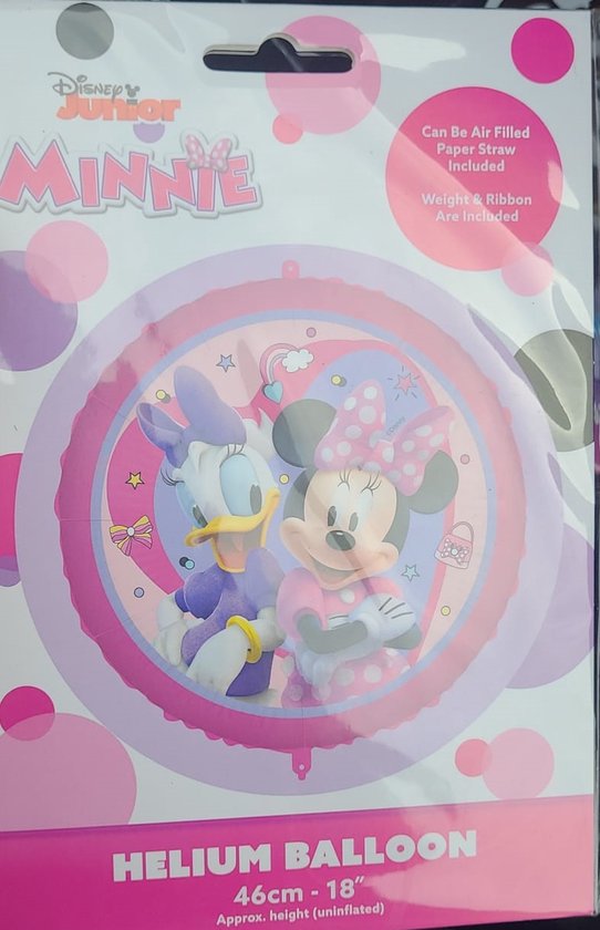 Helium ballon | Minnie Mouse | 46cm | Party | Katrien Duck | Verjaardag | Disney Junior