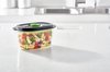 FoodSaver FFC022X boîte hermétique alimentaire Ovale 1,2 L Noir, Transparent 1 pièce(s)