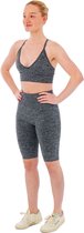 Xtreme Sportswear Dames Sportset - Korte Sportlegging + Sport BH - Antraciet Melange