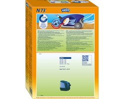 Swirl N72 N73 stofzuigerzakken - 4 stuks + 1 filter - Geschikt voor Niflisk GM200 series - GM300 series - GM400 series - GM500 King series