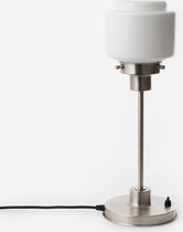 Art Deco Trade - Slanke Tafellamp Getrapte Cilinder Small 20's Matnikkel