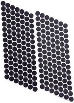 Zelfklevend klittenband – 102 stuks – 1,5 cm – Klittenbandsluiting – Klittenband rondjes – Zwart