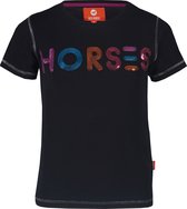 Red Horse - T-shirt Luxor - Zwart - 128