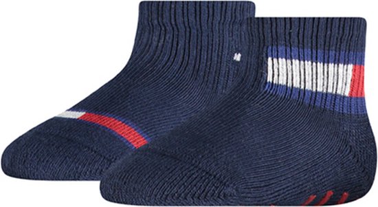 Tommy Hilfiger bébé drapeau logo 2P bleu - 15-18