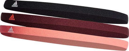 adidas 3-Pack Headband - Bandeau anti-transpiration - Noir/Rouge - Taille  Taille unique | bol.com