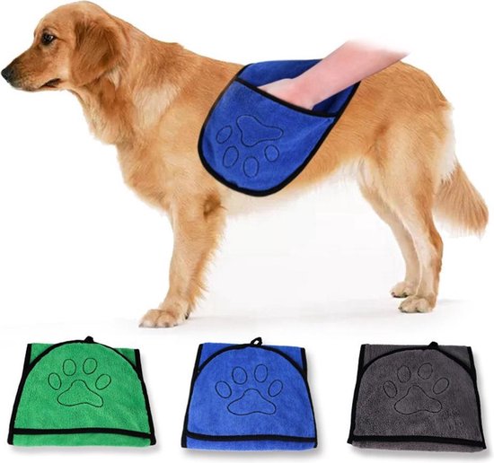 Honden handdoek - Handdoek - Hond - Absorptie – Wassen - Assorti