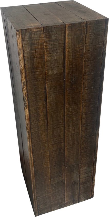 Peuter Parel Obsessie zuil/sokkel/pilaar hout 28x28x80 cm | bol.com