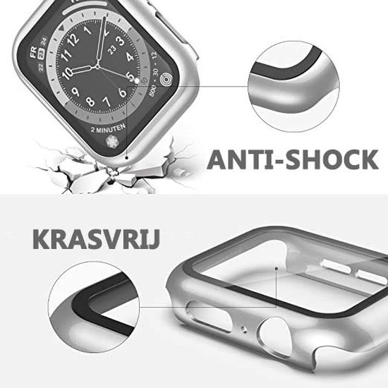 Arara protecteur d'écran Apple watch case Argent - boîtier de montre 40 mm