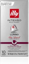 Illy Lungo Intenso Koffiecups - Intensiteit 7/9 - 10 x 10 capsules