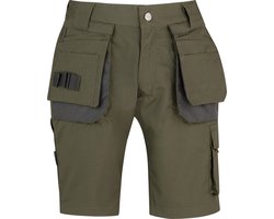 STØRVIK Job Korte Hoveniers Tuin Werkbroek Heren - Werkshort - Werkbermuda - Werk Short - Maat XL - Olijfgroen