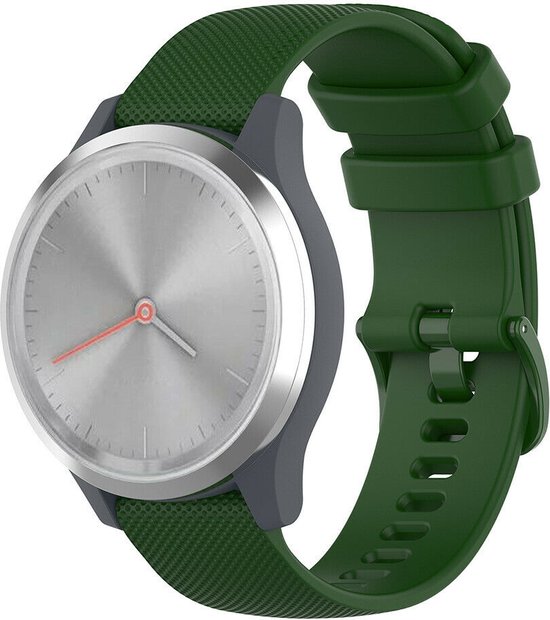 18mm Siliconen Bandje Compatibel met Garmin Venu 4 41mm/Venu