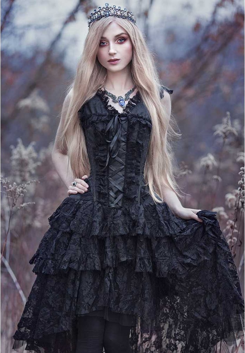 pindas draaipunt waterstof Attitude Corsets Trouwjurk -XL- Victorian wedding dress long Gothic,  vampire,... | bol.com