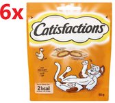 Catisfactions - Kattensnack Kip - 6x60g