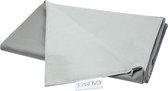Calmzy Superior Chill - Duvet cover - Verzwaringsdeken hoes - 150 x 200 cm - Luchtig - Ademend - Grijs/lichtgrijs