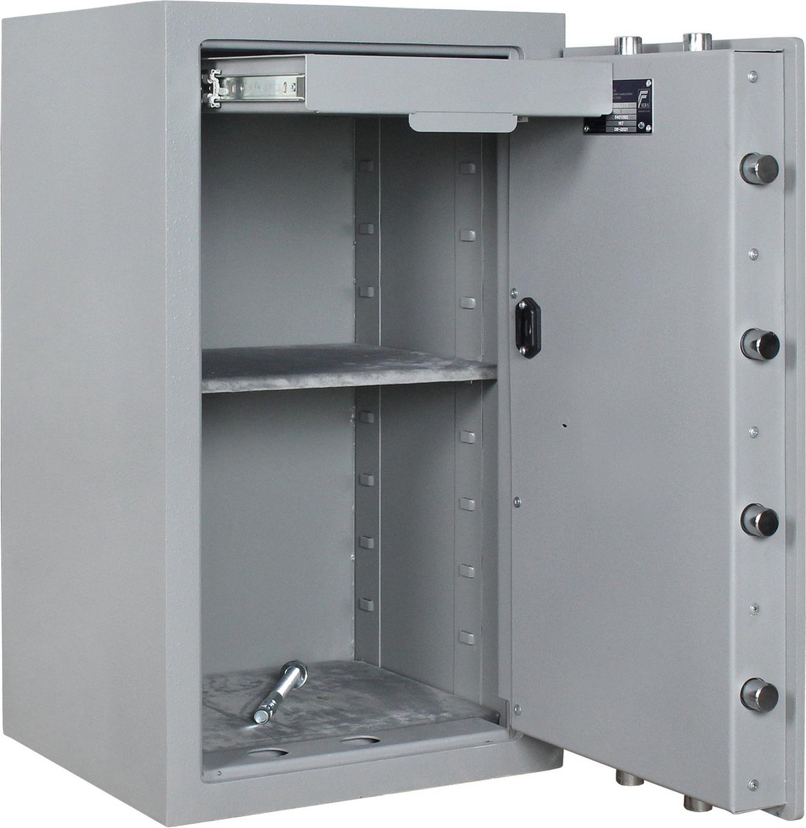 Rottner Inbraakwerende Kluis Pearl 75 met Sleutelslot |Grade 1 gecertificeerd conform EN 1143-1|750x435x393|
