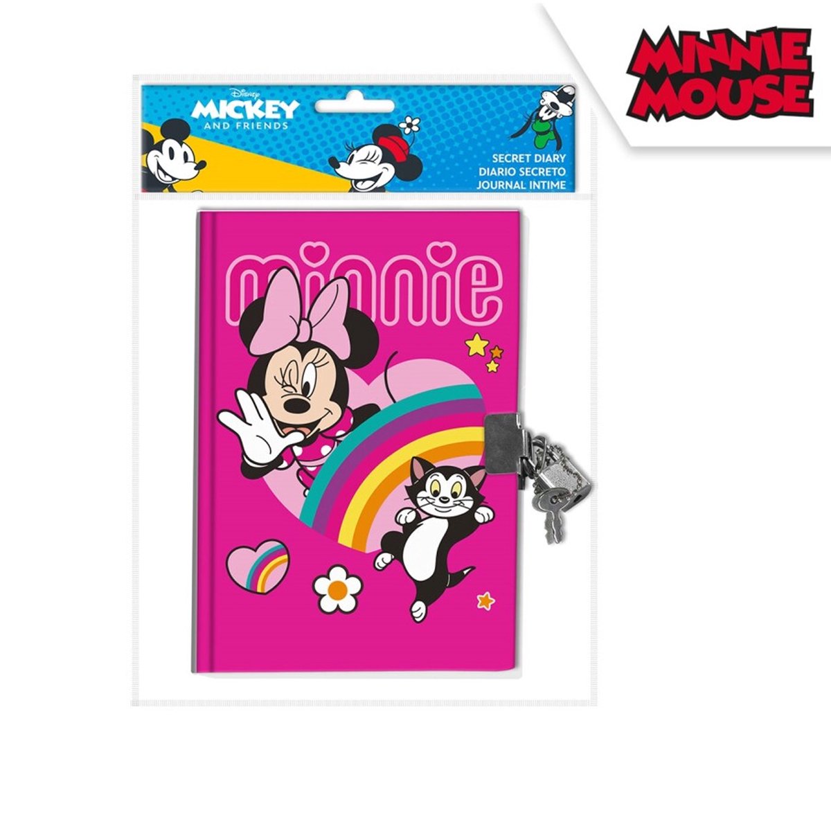 Disney Minnie Mouse Dagboek met Slotje