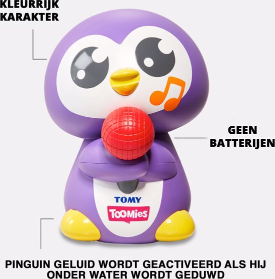 Ale bijeenkomst Zeebrasem TOMY Tuneless Penguin - Badspeelgoed | bol.com