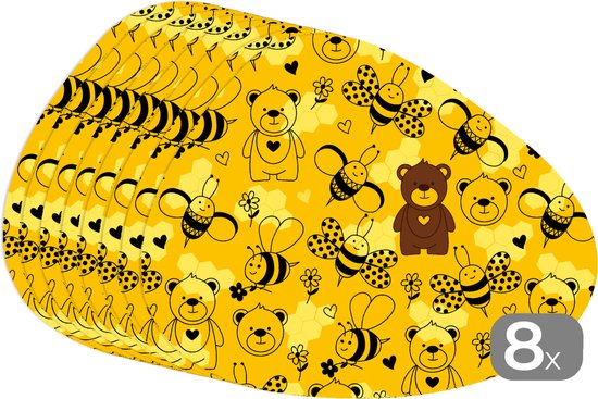 Sweatshirt Abeille Motif Ours Et Miel - Message "Pas D'Abeilles, Pas De Miel" - Unisexe Confortable