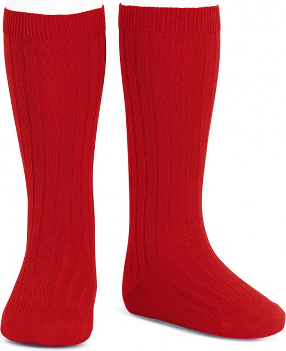 Cóndor Kniekous Rib Basic | 2016/2| Rood | 31-34 | maat 8