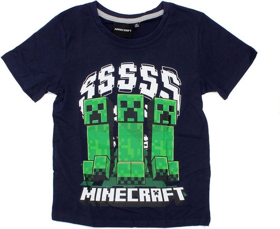 Minecraft - t-shirt Minecraft - garçons - taille 146/152