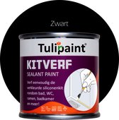 Tulipaint Kitverf (Zwart) - Kit verven - Siliconenkit verven schilderen -  Kitranden... | bol.com