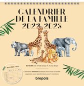 Brepols Familiekalender 2023 -  Franstalig - 16Maanden - 5 personen