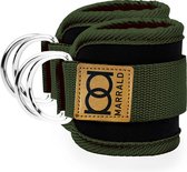 Marrald Enkelband Fitness 2 Stuks - Ankle Cuff - kabelmachine sport beenband strap - Groen