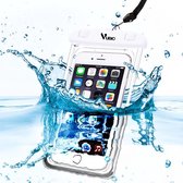 VUBIO Waterdicht Telefoonhoesje - Voor Smartphones tot 6.7 Inch - Wit