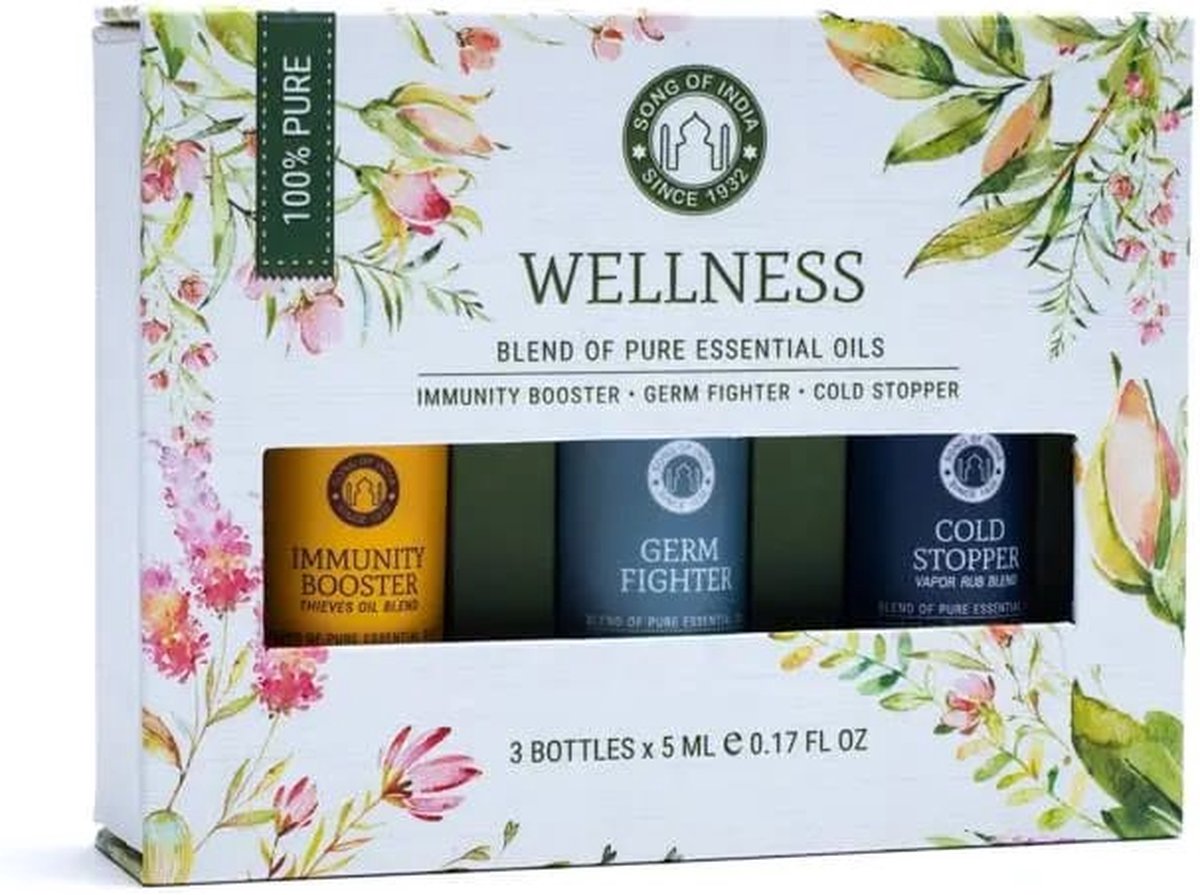 Goedkoopste Song of India - Etherische Olie Set - Wellness