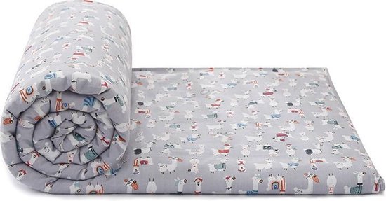 Luna Verzwaringsdeken Hoes Kind - 4 Seizoens Dekbedovertrek - Weighted Blanket - Dierenpatroon - 100*150 cm