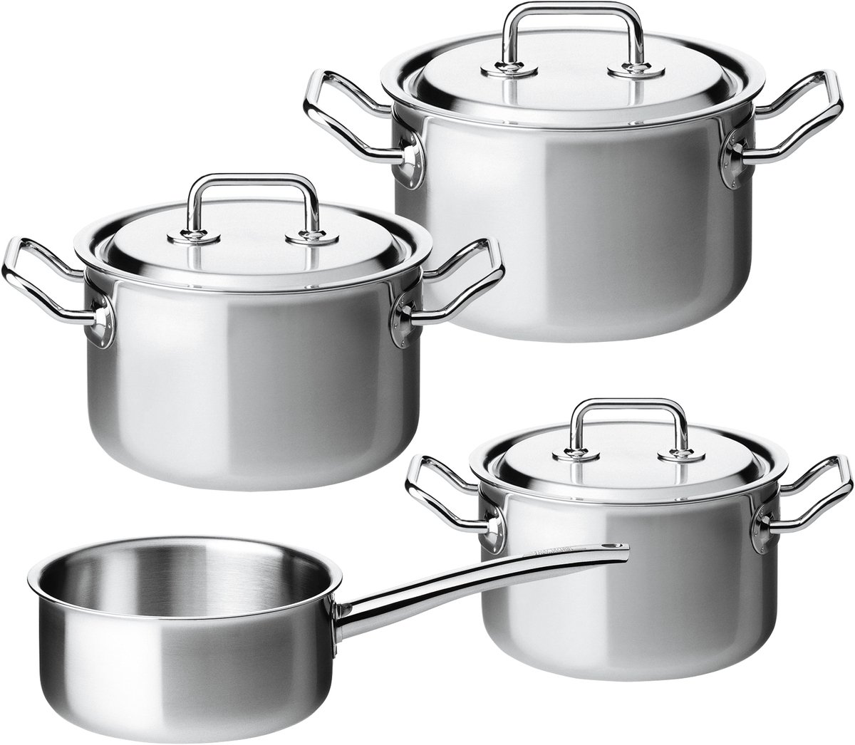 Spring Brigade Premium Pannenset - 4-delig - RVS