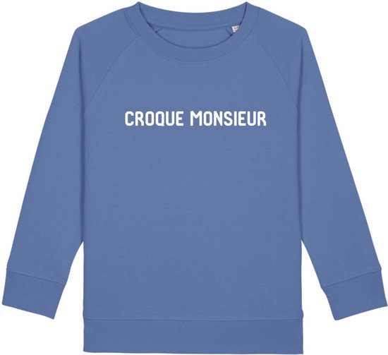 Sweater Croque Monsieur Bright Blue 3-4 jaar