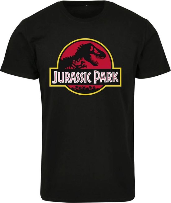 Merchcode Jurassic Park - Logo Heren T-shirt - XS - Zwart