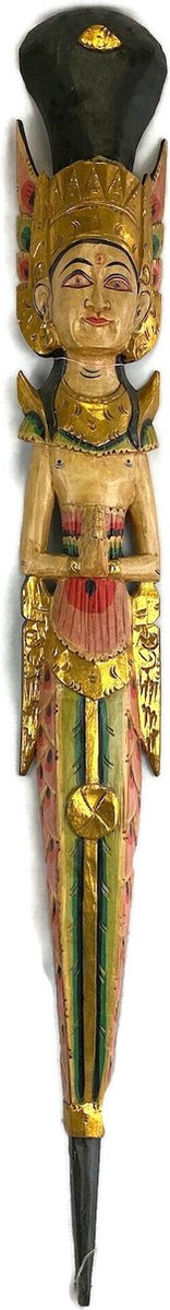houten beeld / houten sculptuur / handgemaakt houten beeld / houten vrouw