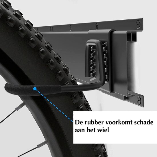 Fiets Ophangsysteem - Gereedschapshouder - Fietshaak - Fiets Ophangbeugel - Muurbeugel Fiets - Fietsenrek - Fietsbeugel van Merkloos — afbeelding 5
