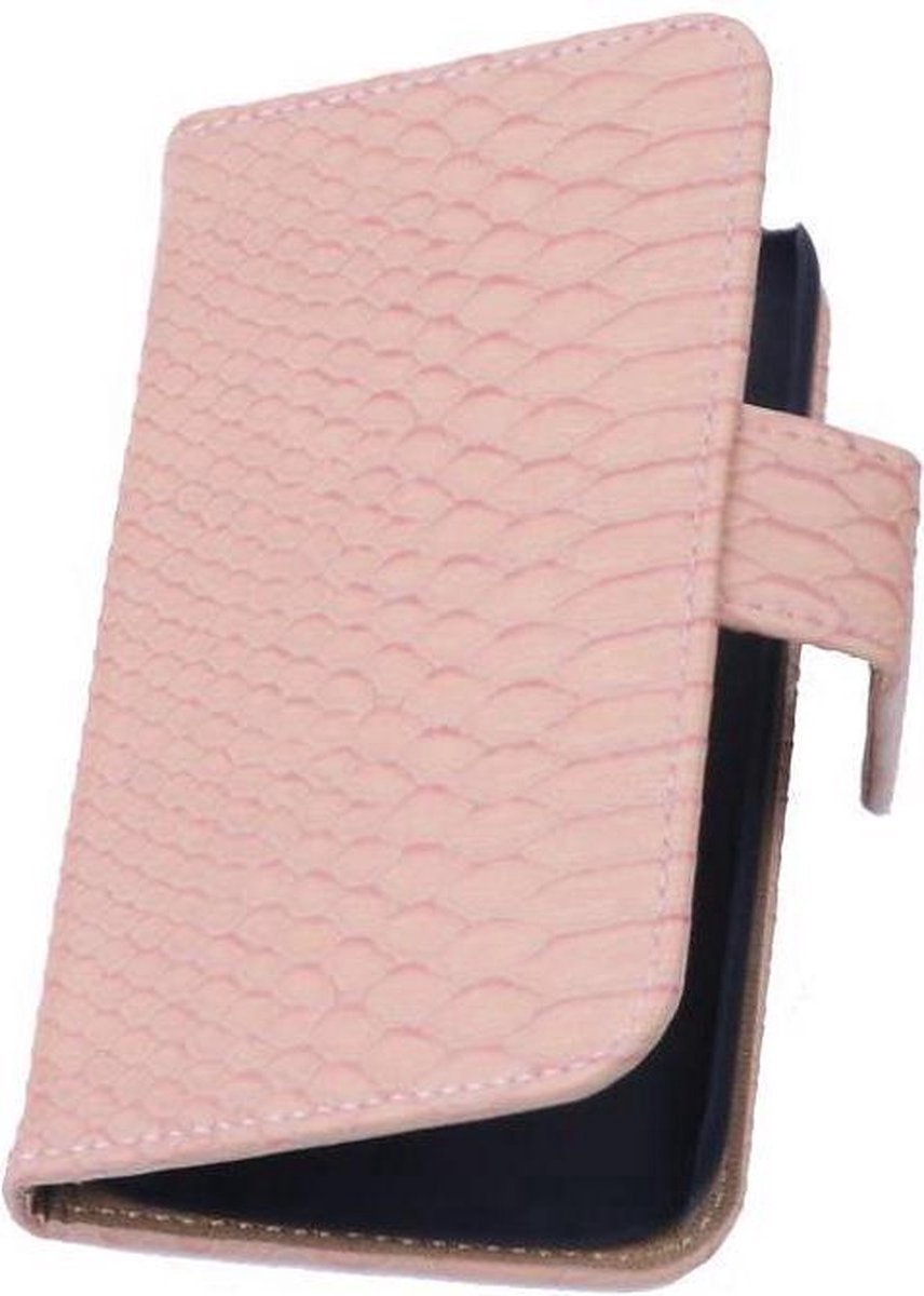 Slang Bookstyle Hoes - Geschikt voor iPod Touch 5 Licht Roze