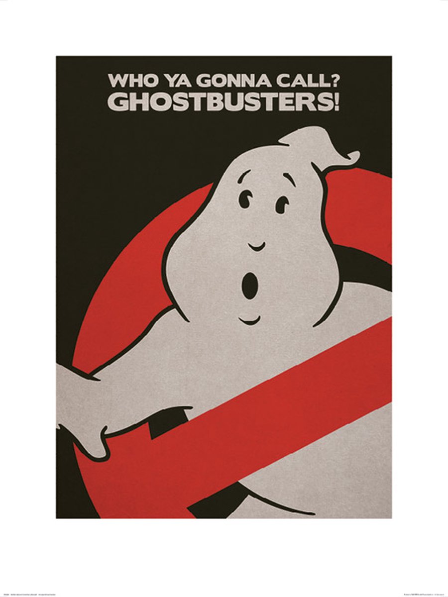 Ghostbusters Logo Art Print 60x80cm | Poster