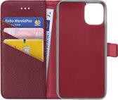 My Style Flex Wallet Telefoonhoesje geschikt voor Apple iPhone 12/12 Pro Hoesje Bookcase Portemonnee - Bordeaux