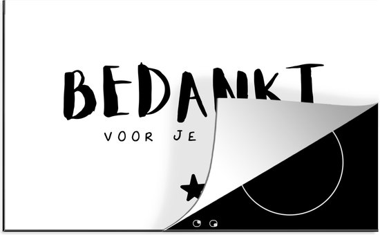 Inductie beschermer - Inductie Mat - Quotes - Collega - Bedankt voor je