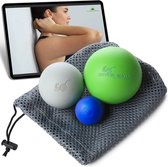 ULTIMATE RELIEF® - Bomb-Ball Original - Massage bal - Lacrosse bal - Massage roller voor Zelfmassage, Fascia training + Triggerpoint therapie