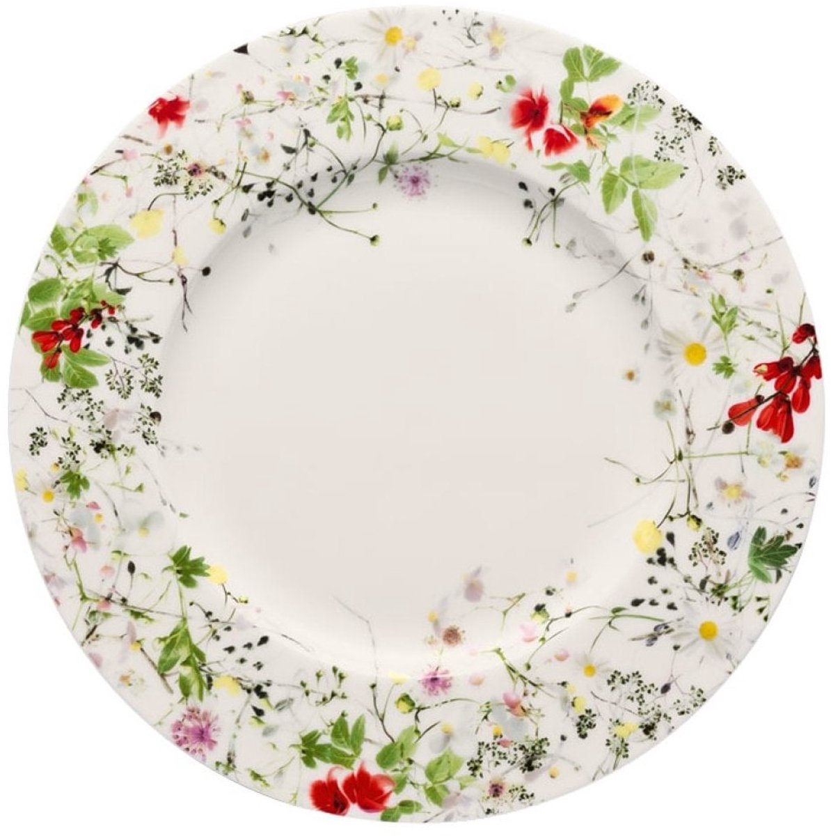 Rosenthal Ontbijtbord Rand Brillance Fleurs Sauvages ø 23 cm