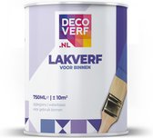 Decoverf lakverf wit/9003, 750ml