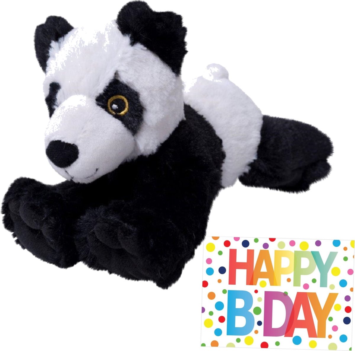 Pluche knuffel dieren Panda beer van 25 cm | Fun en Feest