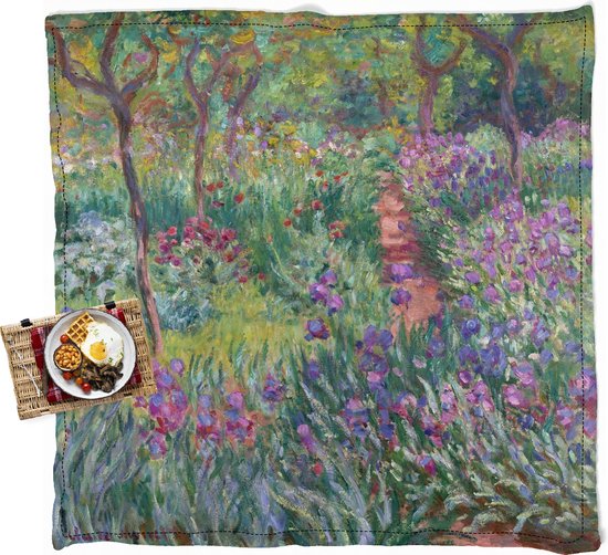 Picknickkleed Buitenkleed De tuin van de kunstenaar te Giverny Schilderij van...