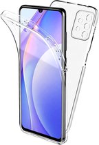 Étuis, coques Samsung Galaxy A32 5G | Coque Siliconen 2 en 1 Protection 360 ° | Coque en TPU et protecteur d'écran Samsung Galaxy A32 5G en 1