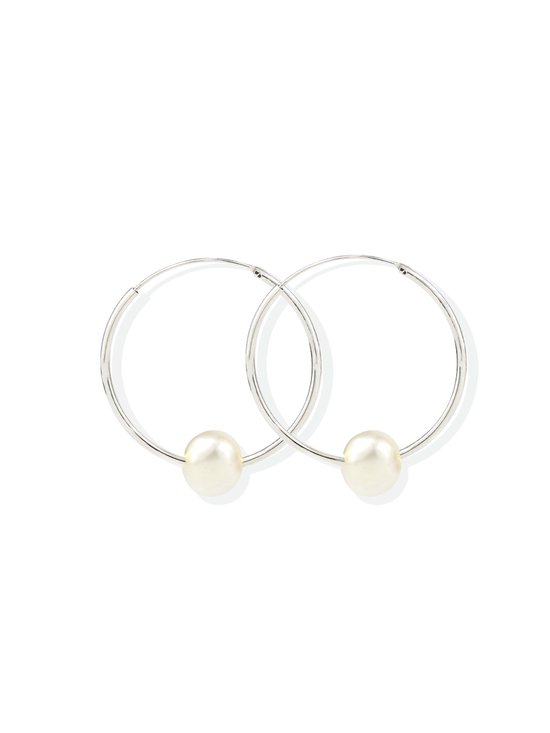 Proud Pearls® Boucles d'oreilles en or 2,5 cm avec perle baroque